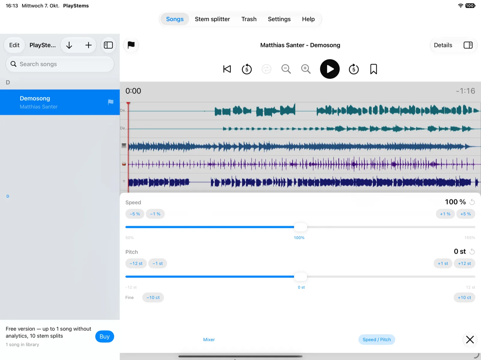 PlayStems on iPad — screenshot 4